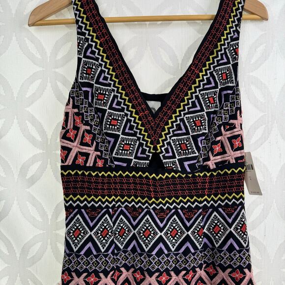 Anthropologie Akemi + Kin Women's Geo-Embroidered Column Dress Size 4 NWT $168 - Picture 7 of 12